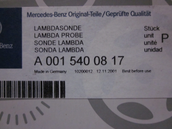 Mercedes-Benz Лямбда зонд